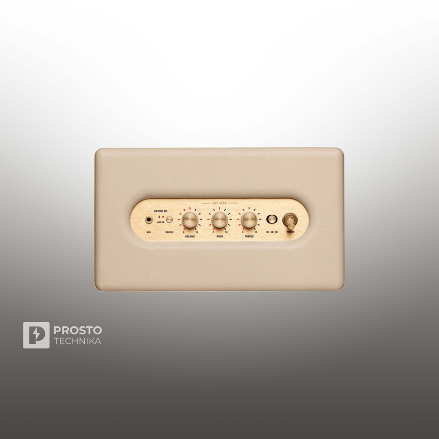 Портативная акустика Marshall Acton III Cream